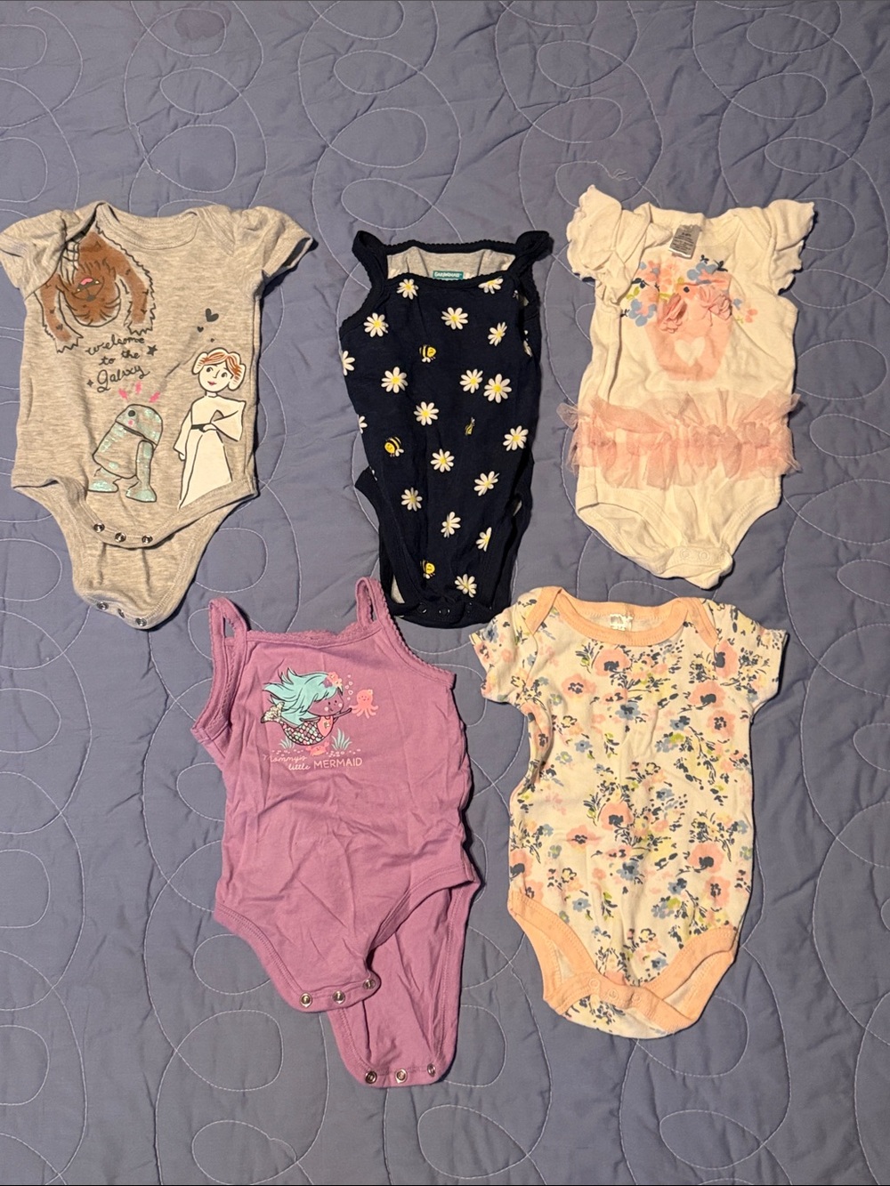 Baby 3/6 months One-Piece Bodysuits - Assorted Colors